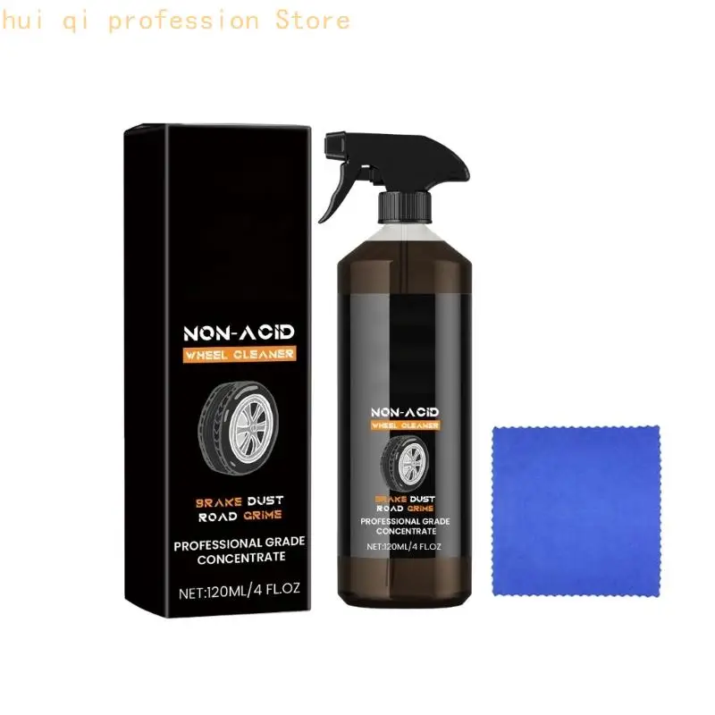 Strong Car Wheel Cleaner for Metal Steel and Bright Clears Brake Dust H8WE