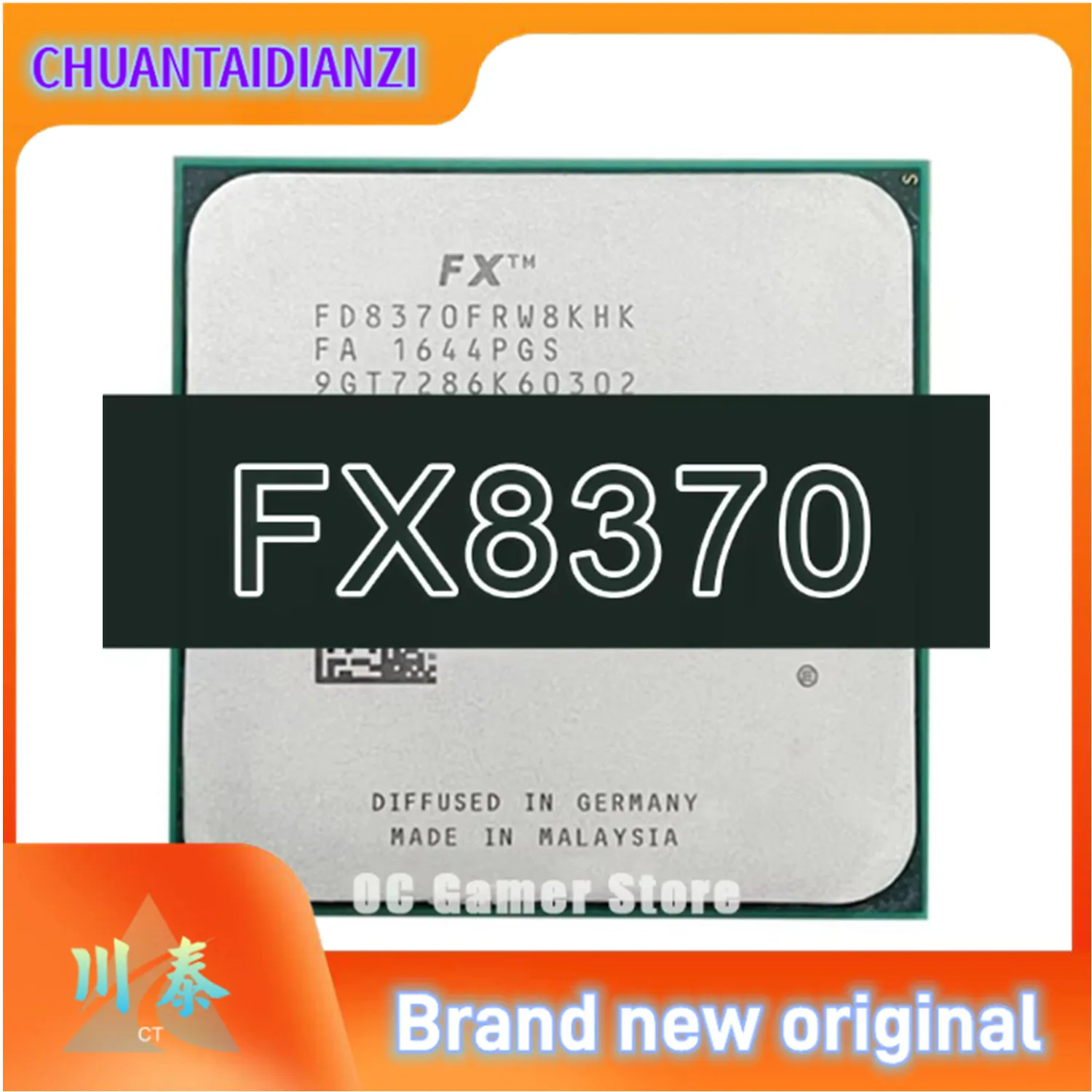 

FX-Series FX-8370 FX8370 FD8370FRW8KHK 4.0 GHZ 16MB 125W Socket AM3+