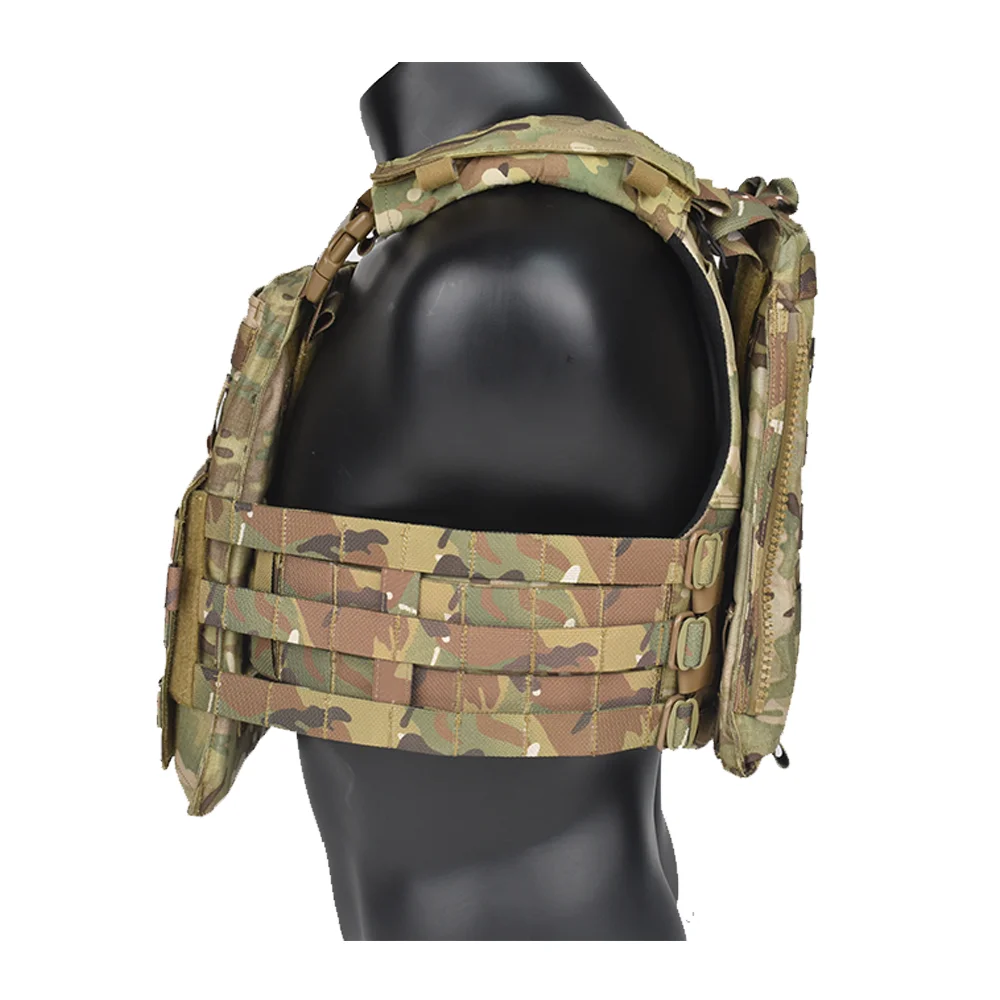 AVS MBAV التكتيكية الادسنس سترة لوحة الناقل مجموعة التكيف وحدات الإفراج السريع مريحة مولي التدريب سترة صيد #2