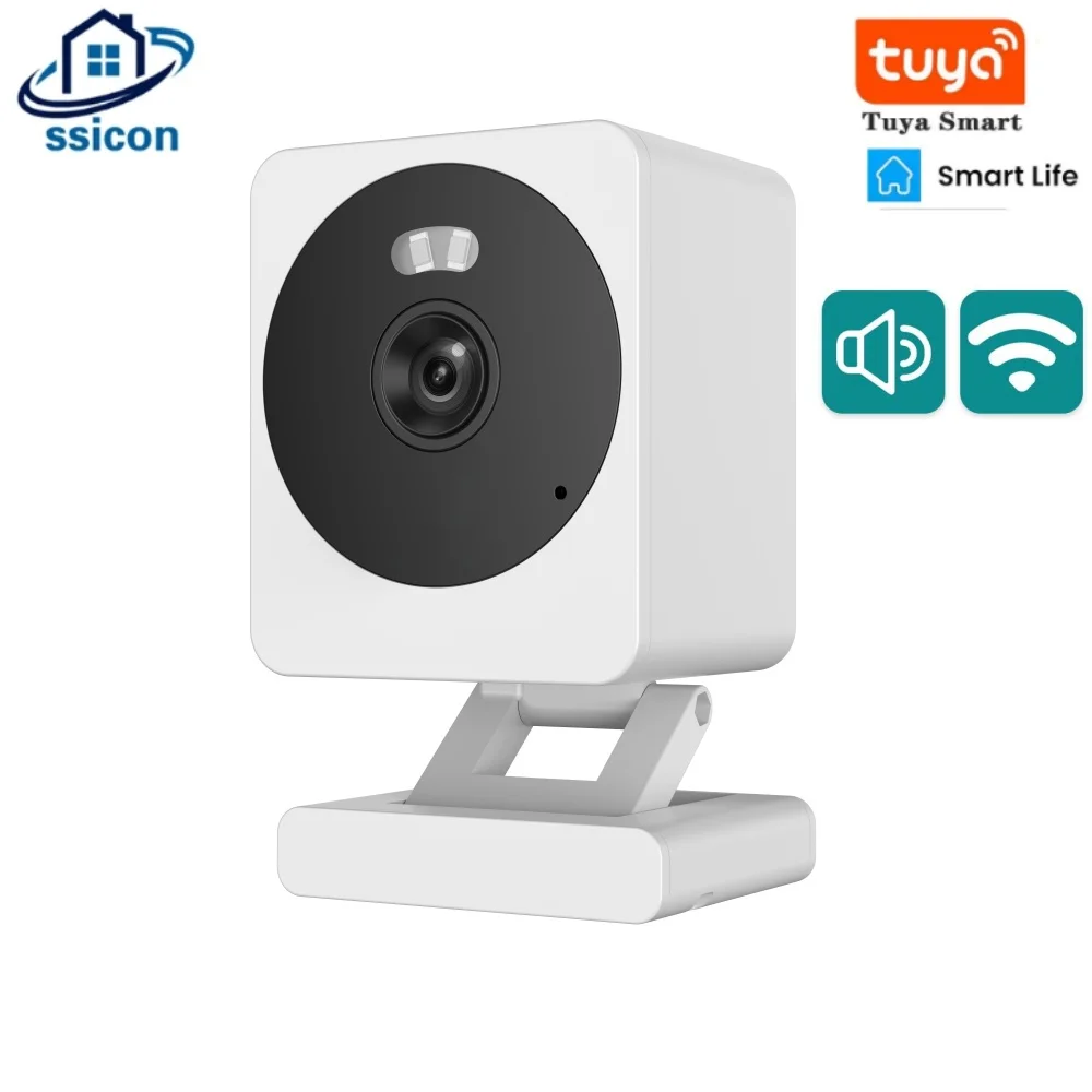 

Tuya Smart Mini WiFi IP Camera Indoor Wireless 2.8mm Lens Home Security CCTV Surveillance Block Camera 2MP waterproof