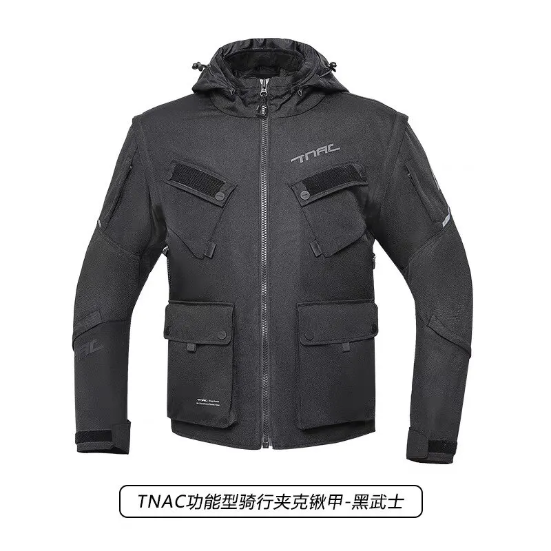 TNAC Motorcycle Cycling Suit Men's Four Seasons Waterproof Thermal Functional Jacket Locomotive Racing Jacket With CE Equipment