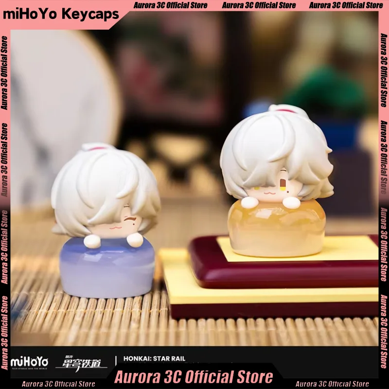 miHoYo Honkai Star Trail Limited Edition Kafka Keycaps Merch Q Version Custom Figure Cute Small Jing Yuan Kafka Dan Heng Key Cap