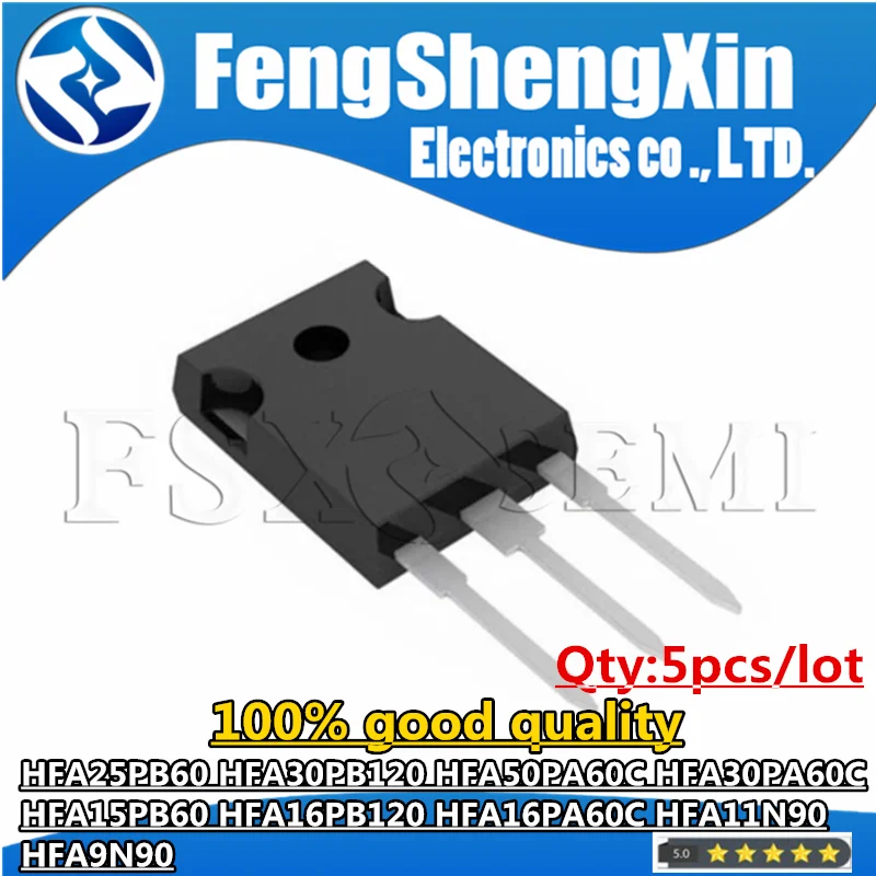 5PCS HFA25PB60 HFA30PB120 HFA50PA60C HFA30PA60C HFA15PB60 HFA16PB120  HFA16PA60C HFA11N90  HFA9N90 TO3P