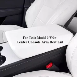 For Tesla Model 3 Y 2023 Accessories Armrest Protector Box Pad Cover Soft TPE Center Console Panel Lid Model3 Highland 2024 2025