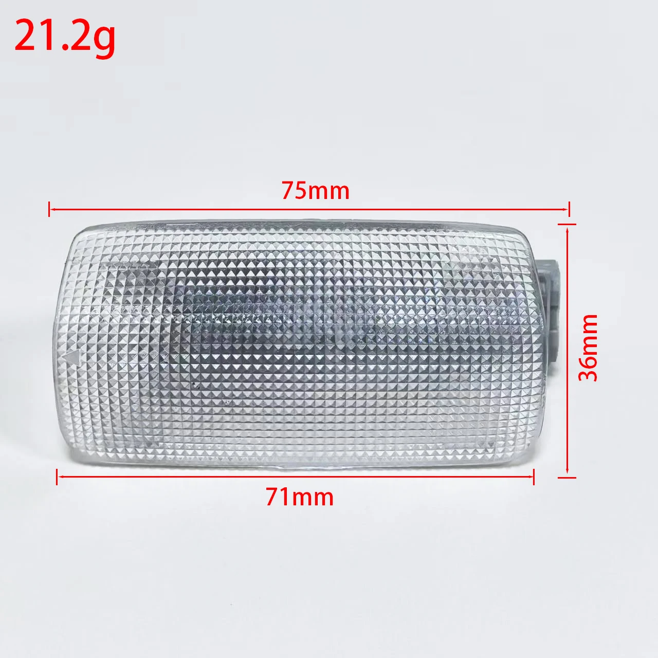 1pc For Toyota PRADO Land Cruiser Door Light Red Reflector Welcome Light Cover False Light