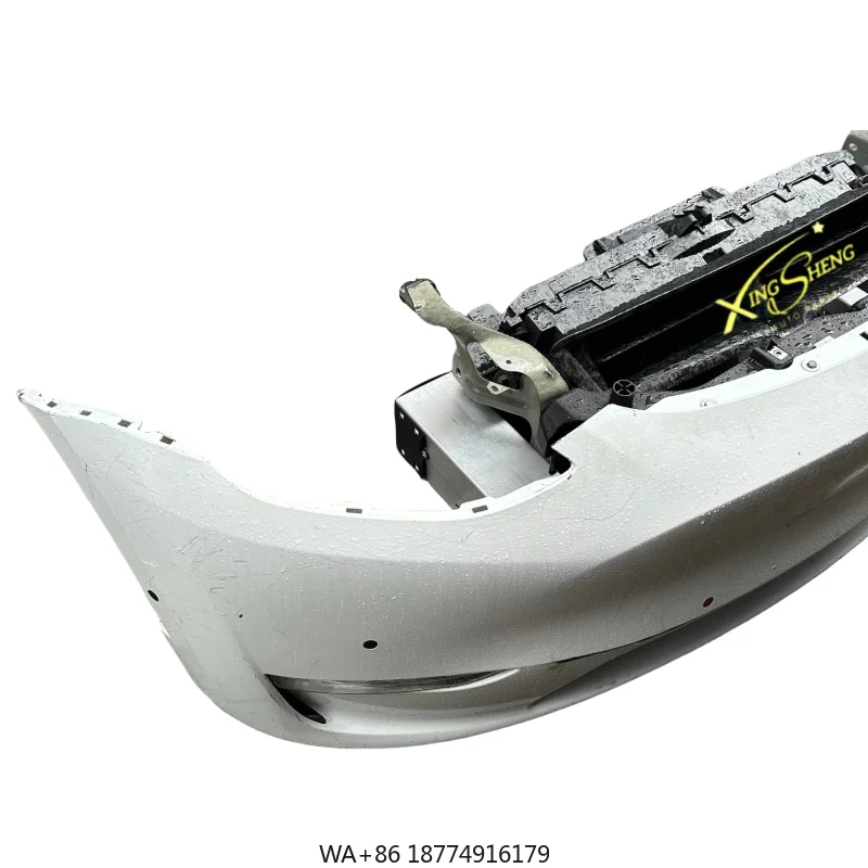 

Оригинальный передний бампер и решетка радиатора с жалюзи для крыльев фар для модели 3, используемый с вырезами противотуманных фар