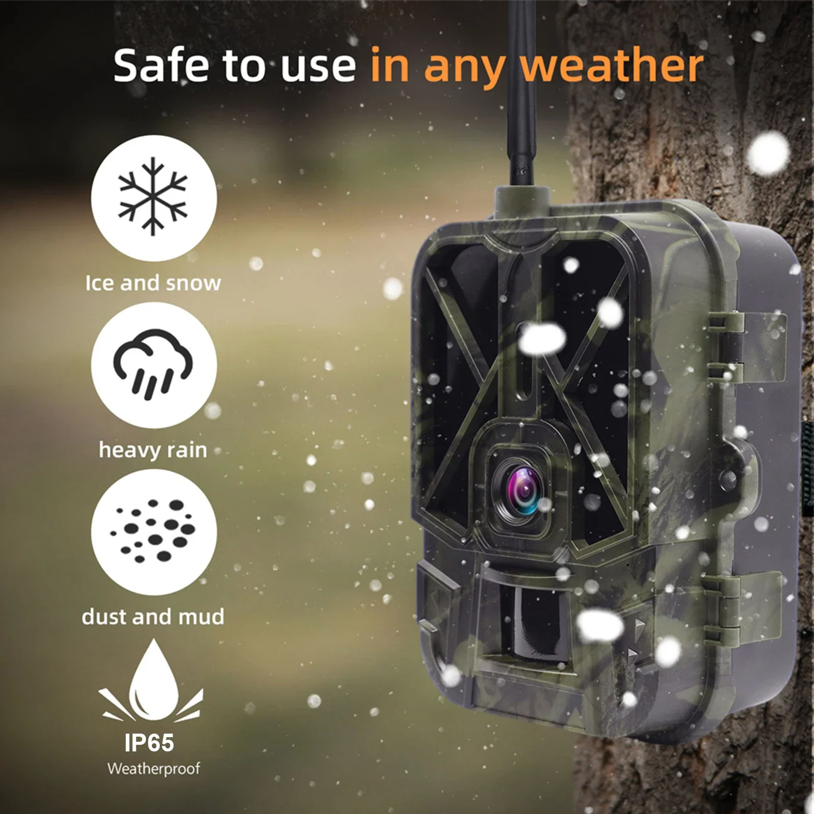 

4G 4K 36MP HC-940Rro Hunting Trail Camera Wildlife Camera APP 940nm Invisible IR LEDs Night Vision For outdoor hunting