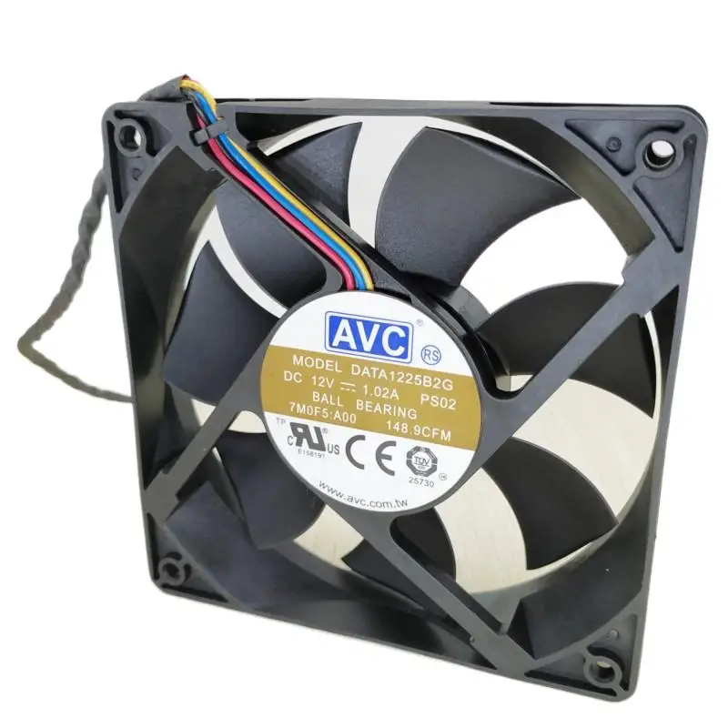 

Для DATA1225B2G PS02 120x120x25 мм DC 12 В 1,02 А 4-контактный ШИМ-вентилятор с высоким воздушным потоком и двойным шариковым вентилятором