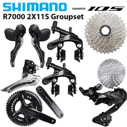 SHIMANO 105 R7000 2x11S Groupset ST SHIFT LEVER Right Left Pair 11v RD R7000 GS FD R7000 BR-R7000 FC-R7000  BBR60 CS-R7000 Set