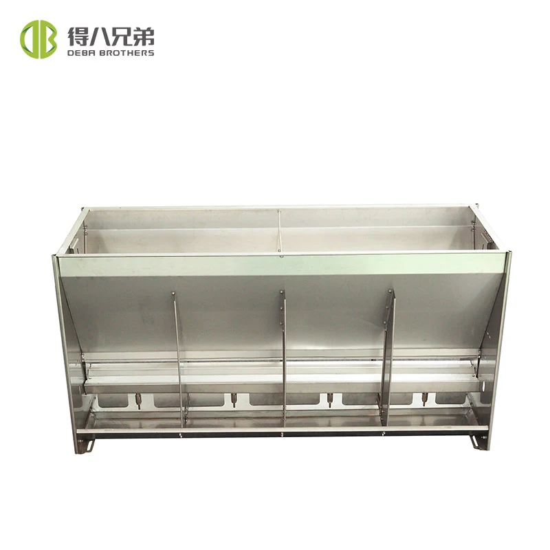 New Condition Animal Feeder Automatic Double Side Stainless Steel Pig Feeder 1-Year Warranty for Pig Farming Animal Husbandry