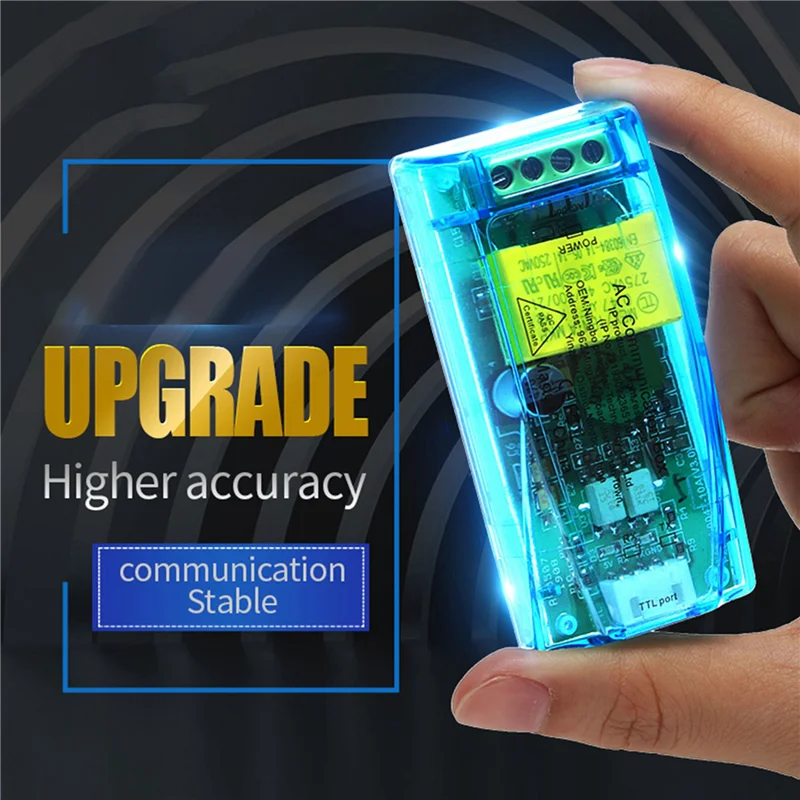 ABVO-2X 100A PZEM 004T 3.0 Wattmetro + CT aperto + TTL a cavo USB Kwh Meter Volt Amp Modulo di test per Arduino TTL COM2/COM3/COM4