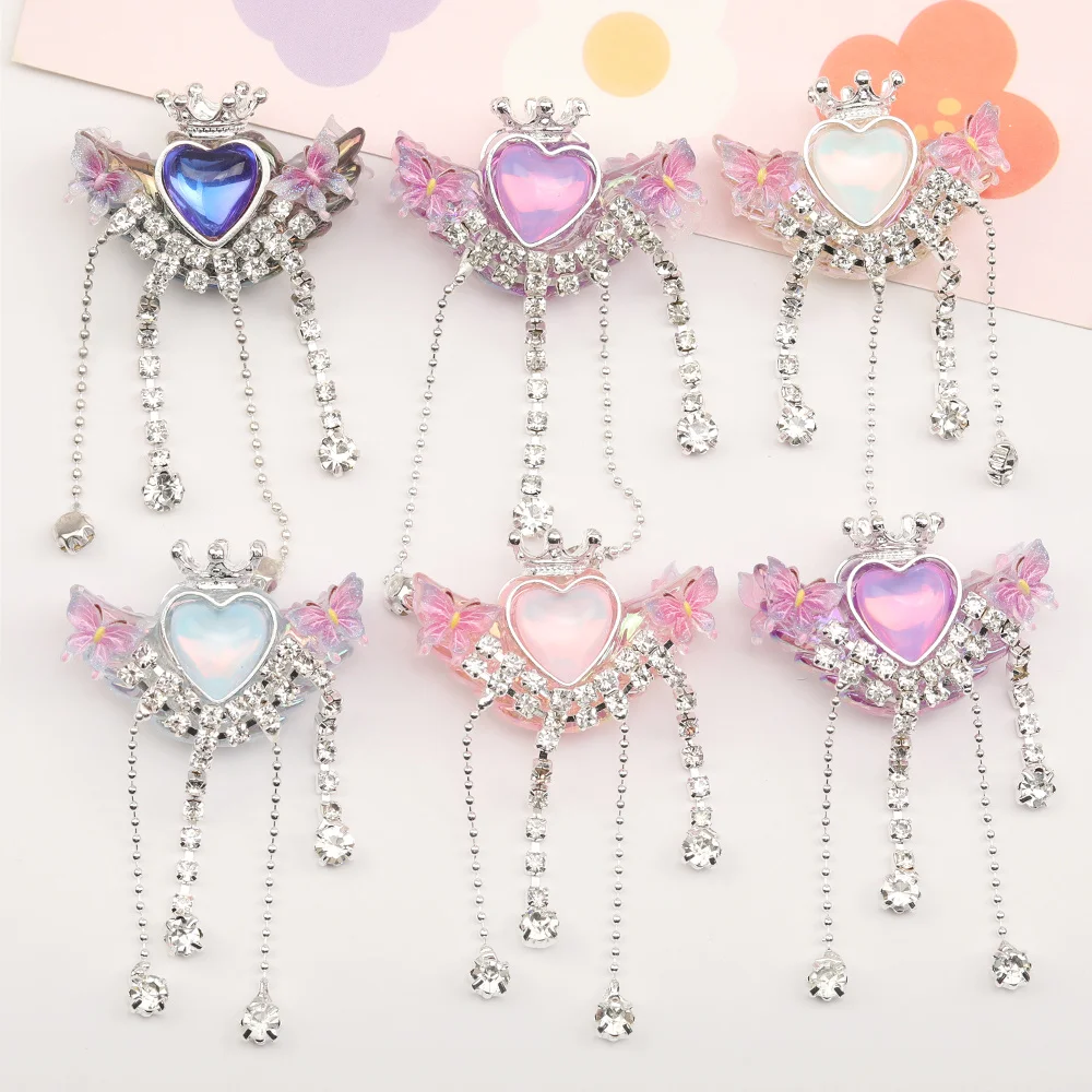 

Cordial Design 20Pcs 40*62MM DIY Fancy Beads/Hand Made/Rhinestone Effect/Heart Shape/Acrylic Bead/Jewelry Findings & Components