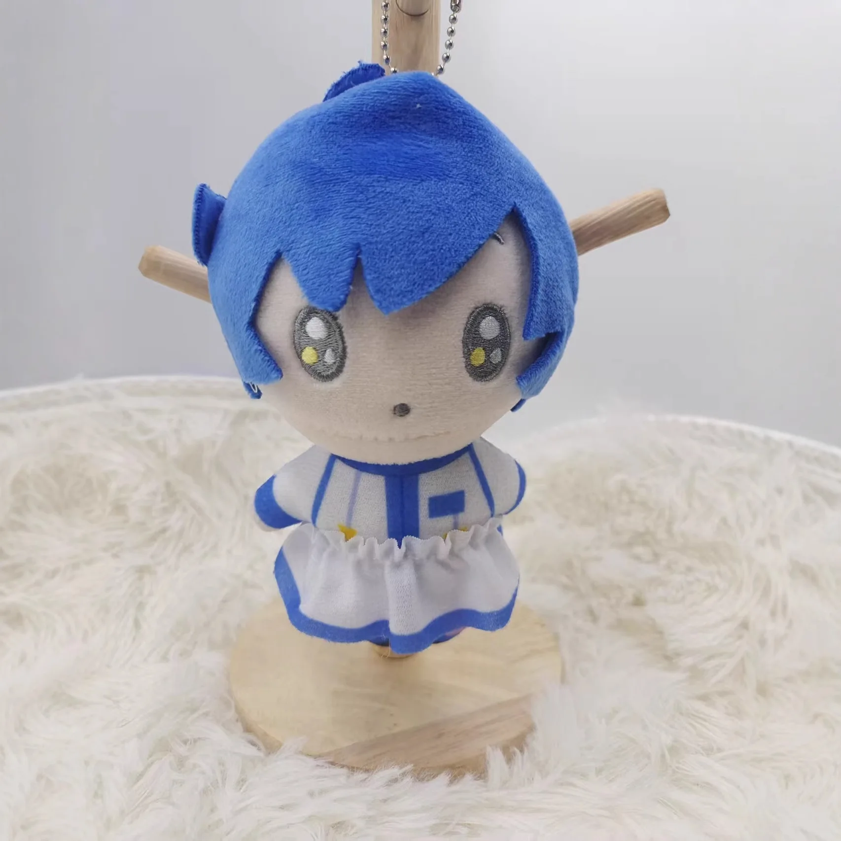 Miku Hatsune Keychain Plush Doll Anime Cute Backpack Charm Vocaloid Hanging Toy Figure Collectible Gift for Fans Cosplay view 4