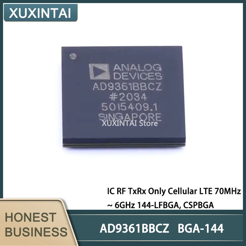 1~5Pcs  New Original  AD9361BBCZ AD9361  IC RF TxRx Only Cellular LTE 70MHz ~ 6GHz 144-LFBGA, CSPBGA