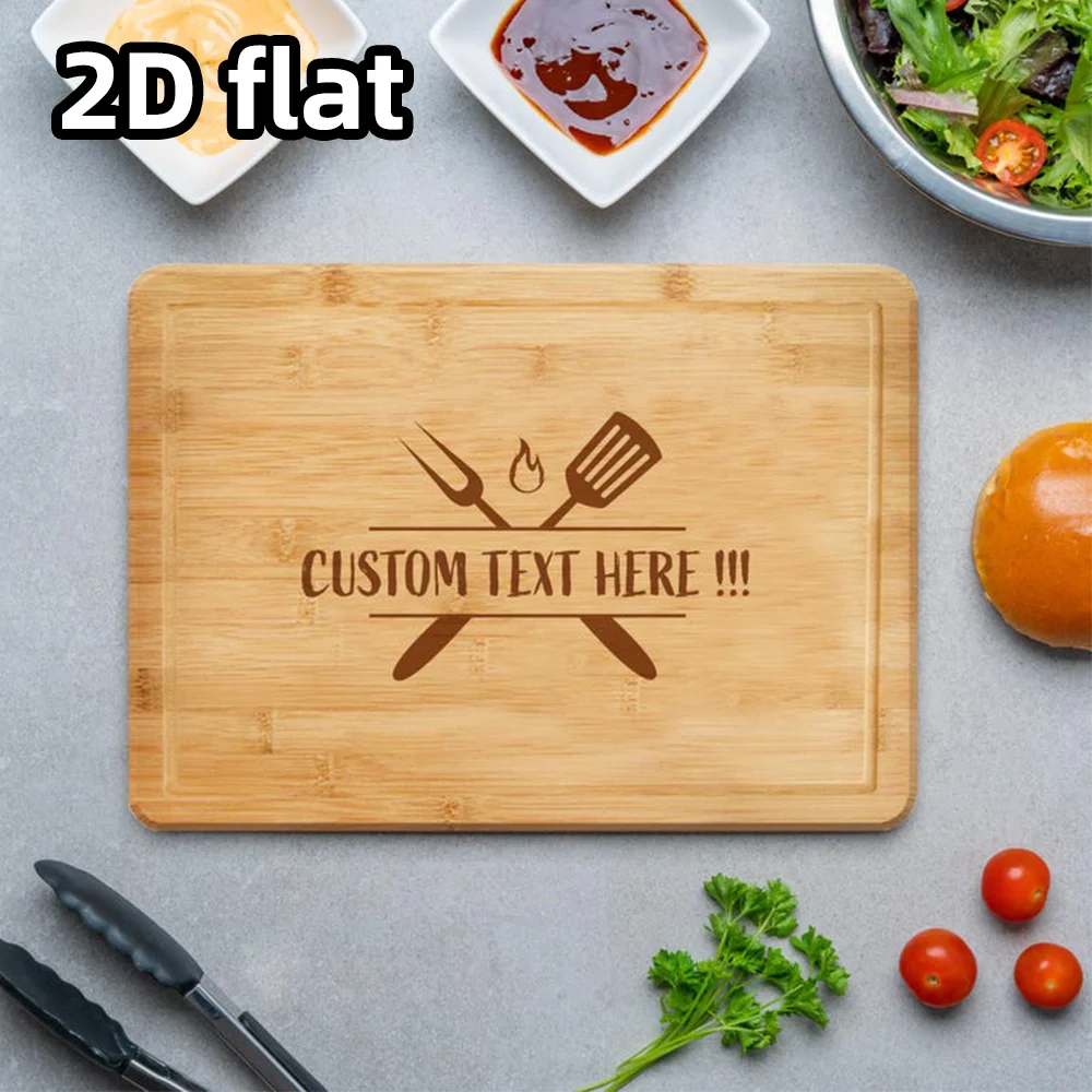 Customized engraved cutting board and barbecue-themed grill set, suitable for gift-giving during festivals and family gatherings
