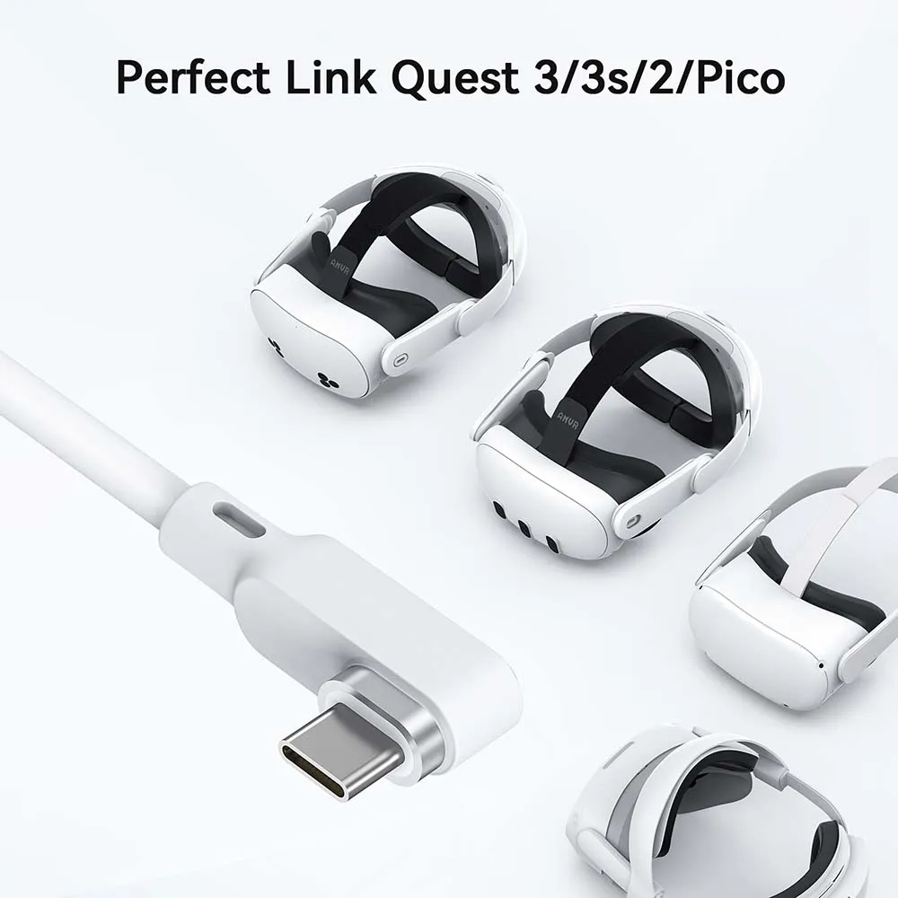 AMVR Brand New 5m Link Cable for Quest 3S/3/2/Pro USB Cable for PICO 4/4 Ultra VR Accessories
