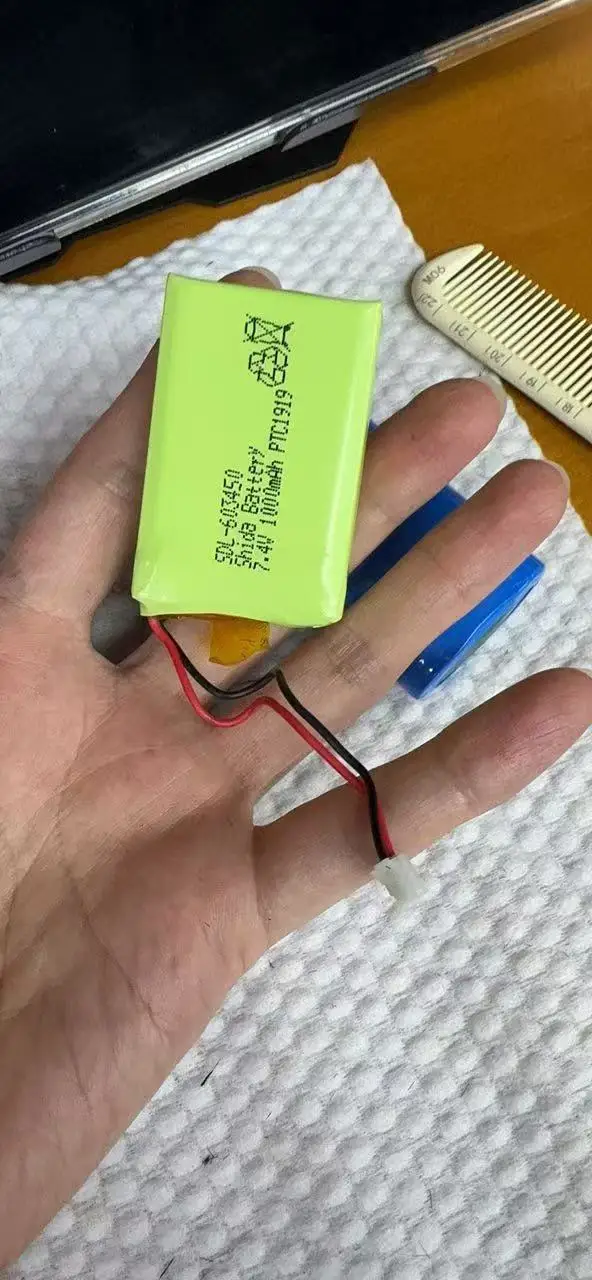 buy more will cheap Navigator 7.4V 603450 Polymer Lithium Battery 1000mAh Purifier Foot Container Machine Toy Speaker LED Foot
