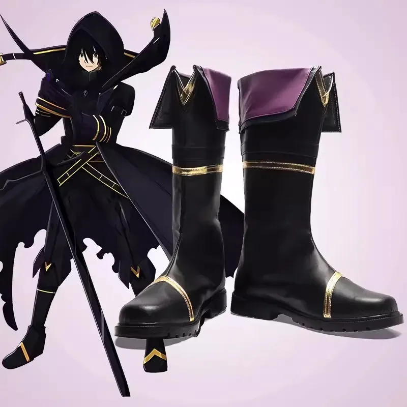 

2025 11 The Eminence in Shadow Cid Kagenou Cosplay Shoes Anime Boots for Men Boys