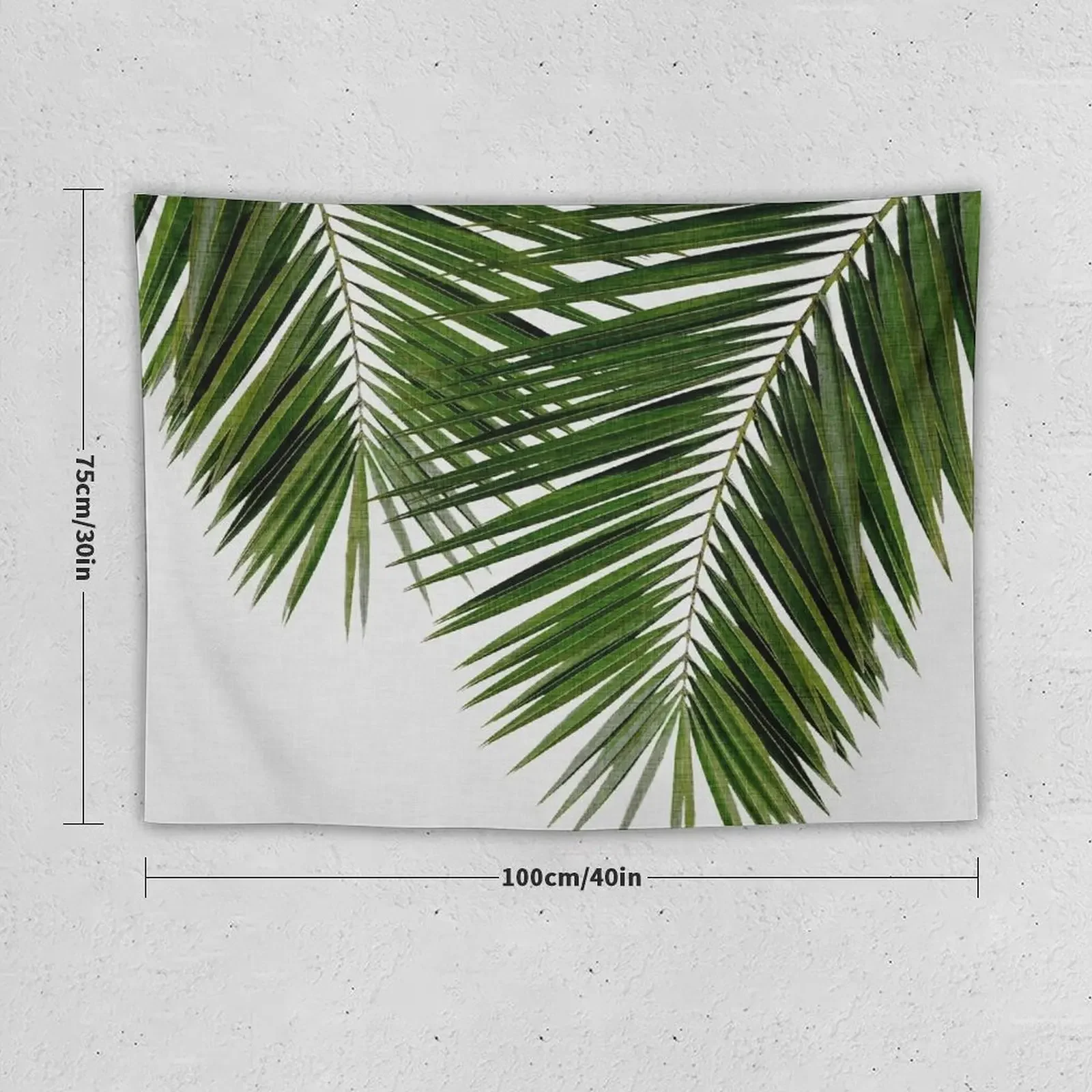 Palm Leaf Green III Tapestry Aesthetic Room Decor Home Decor Accessories Aesthetic Room Decorations Korean Room Decor Tapestry