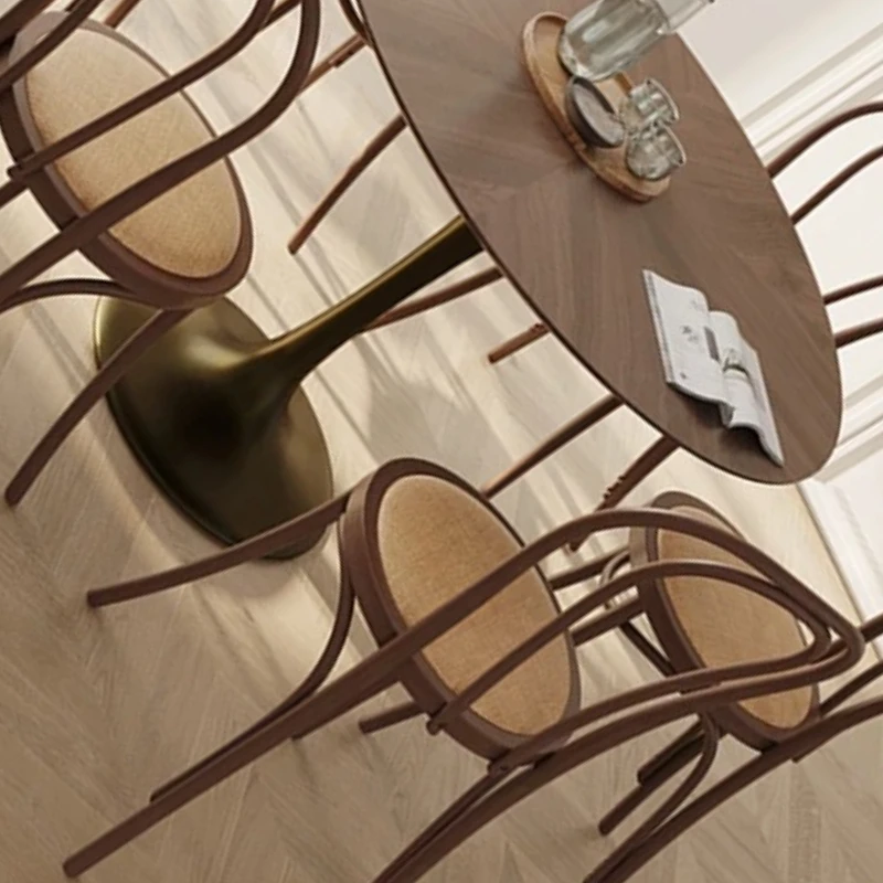 

Modern Italian Round Dining Table Simplicity Nordic Dining Table Set Kitchen Living Room Moveis Para Cozinha Balcony Furniture