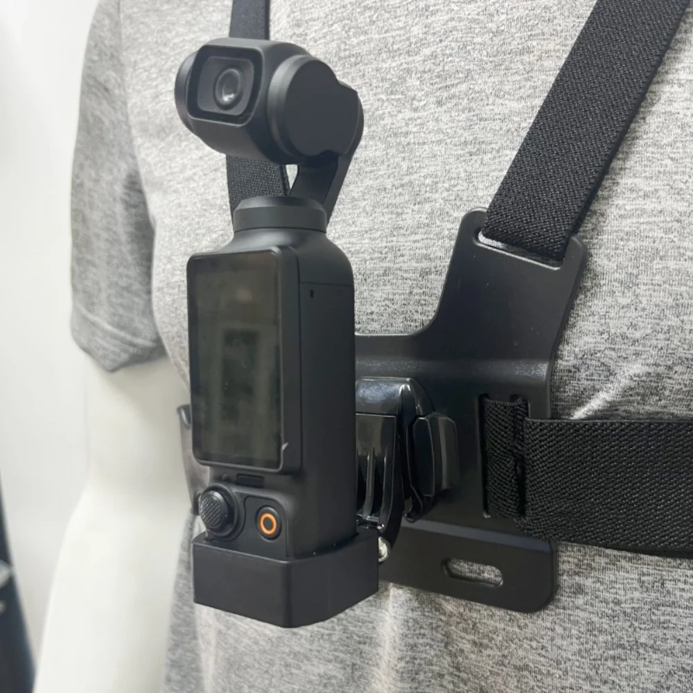 Chest Harness Mount Strap Expansion Adapter Fixed Frame Bracket For DJI OSMO Pocket 3 Action Camera Accessories