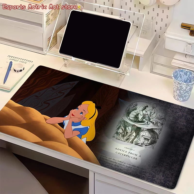 

Gaming Mouse Pad PC Desk Mat Gamer Office Computer Carpet Keyboard Table A-Alices in Wonderland Accessories Mousepad