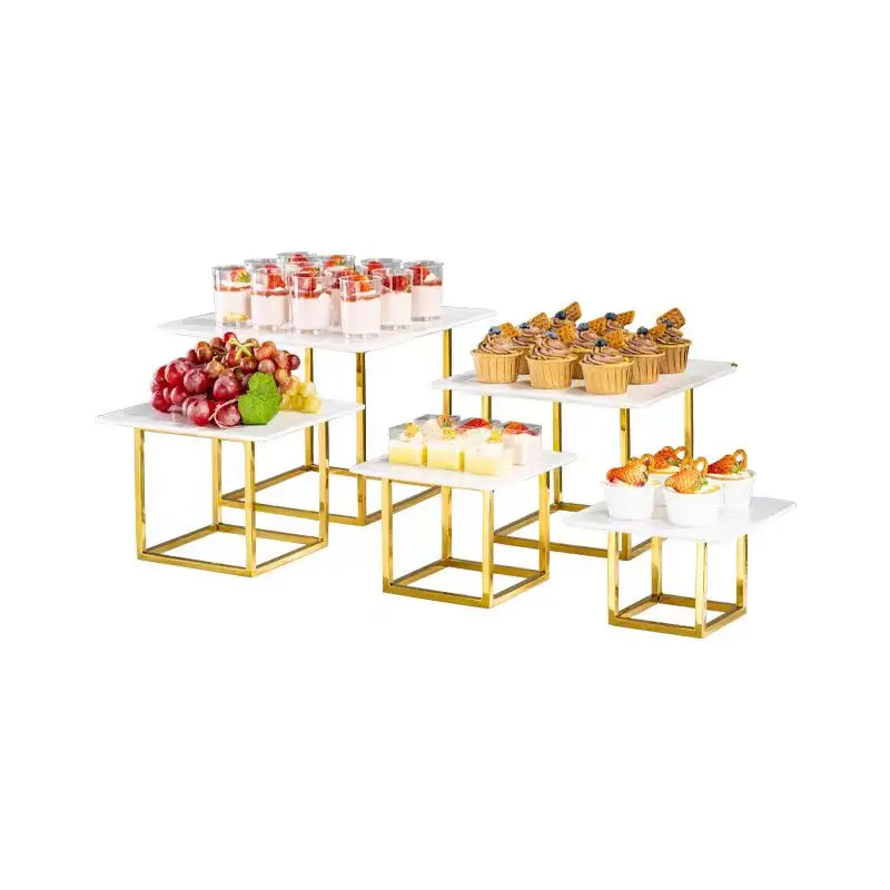 Buffet Banquet Candy Bar Decoration Wedding Cake Stand, Food, Bread, Flower, Dessert Holder, Birthday CupCake Cookies Stand