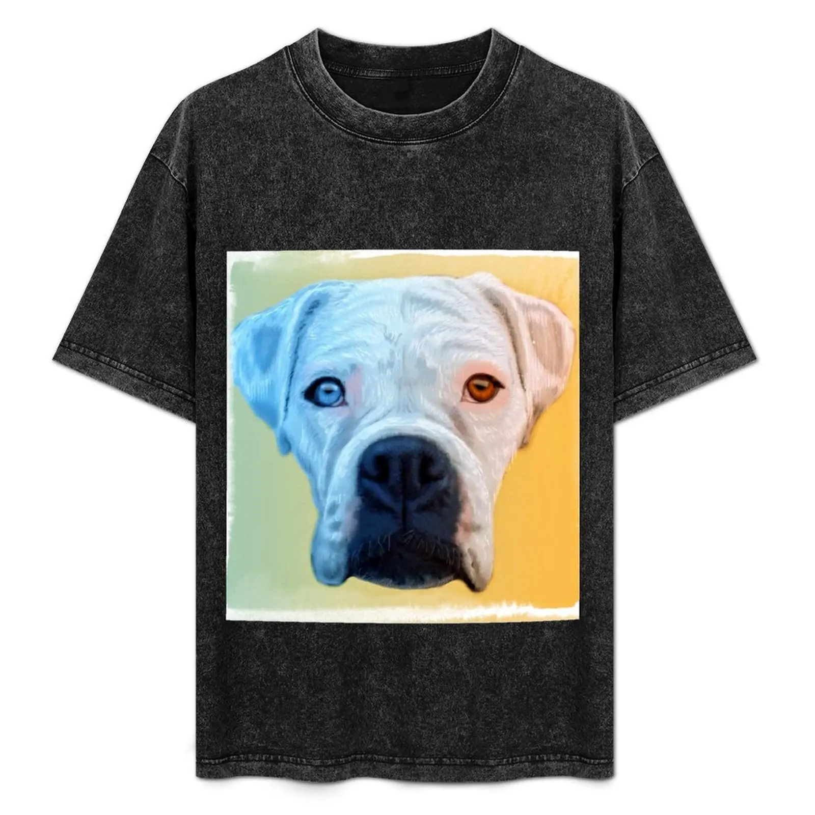 

White Boxer T-Shirt Functional Casual Short Sleeve Tee