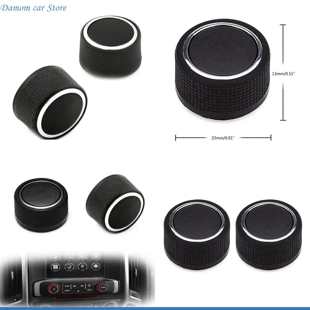 

A2UC 2x Rear Radio Volume Control Knob Air Conditioning Switch AC Button for 22912547