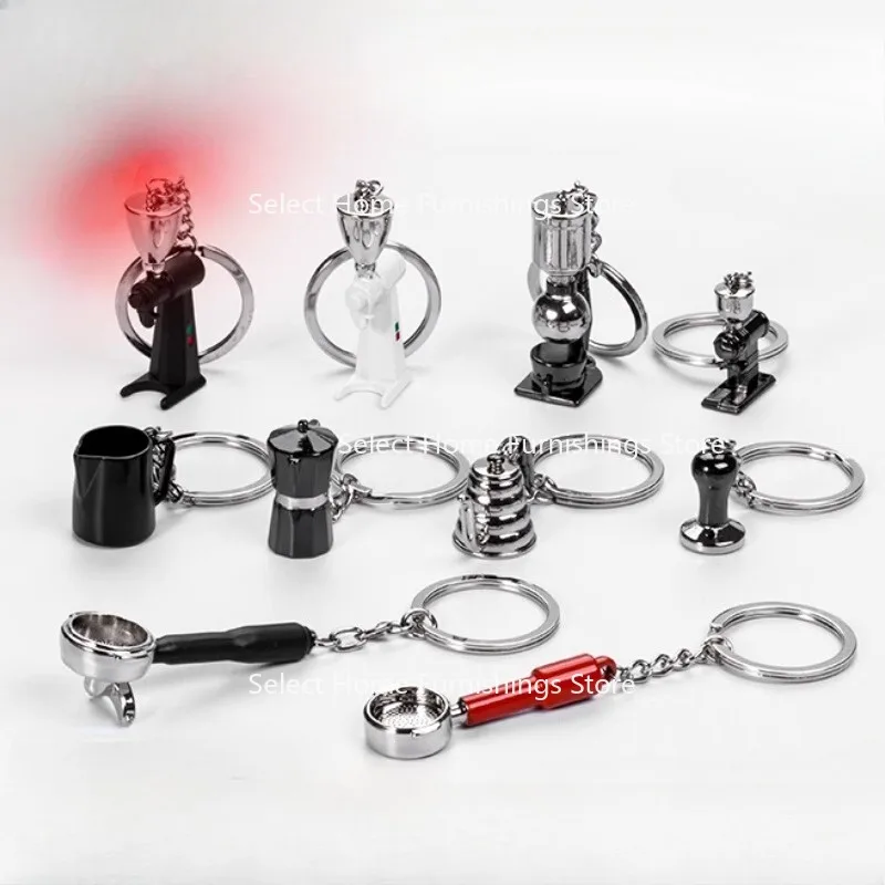 Suitable for Coffee Keychain Mini Latte Tank EK43 Bean Grinder Commemorative Pendant