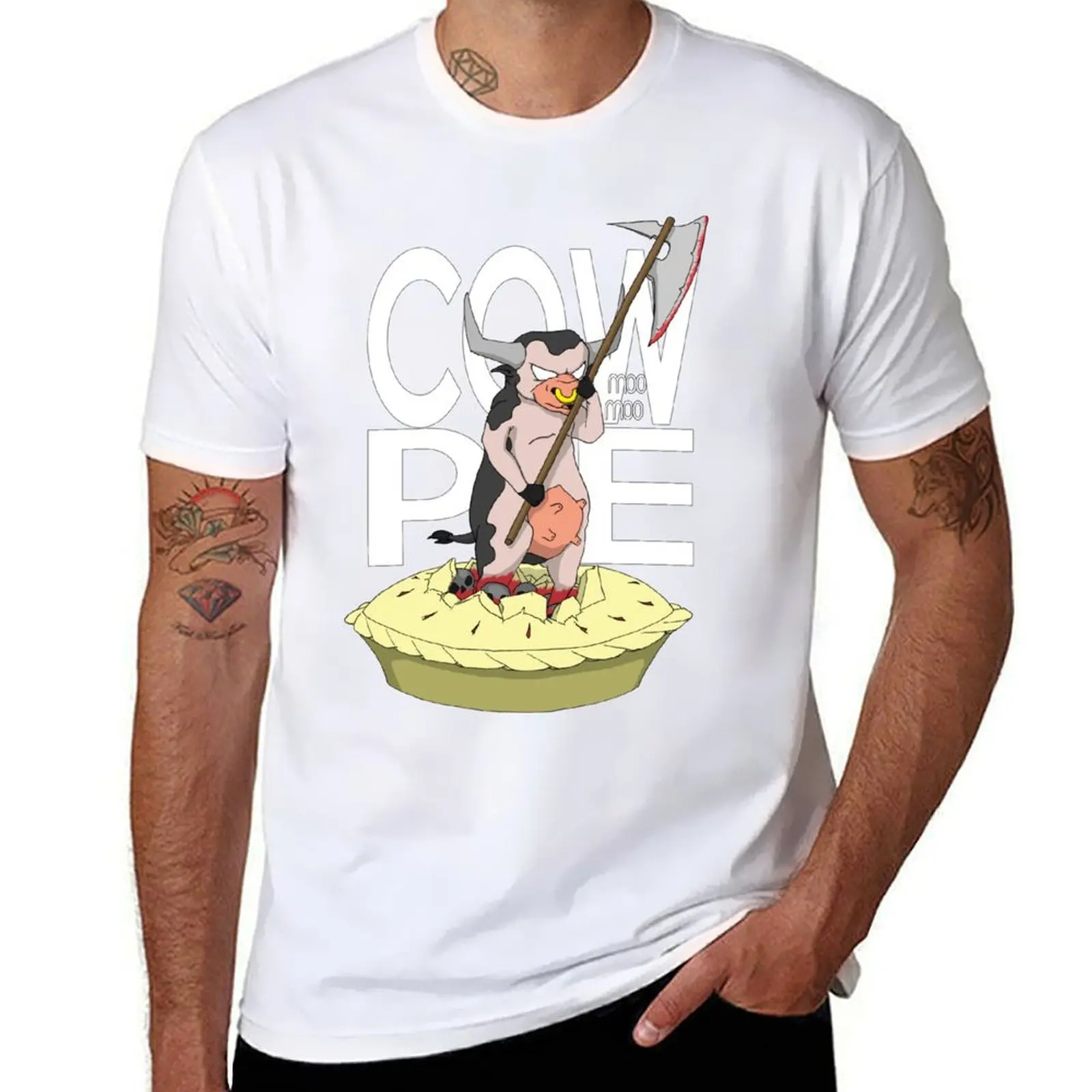 

Cow-Pie T-Shirt t shirts cotton 100% t shirts for man slim fit T-Shirt