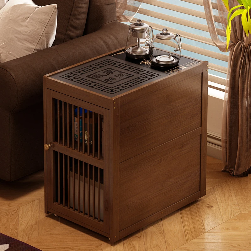 

Диван, чайный шкаф, бытовой чайный столик, чайник, встроенный стол, боковой шкаф, простой кофе