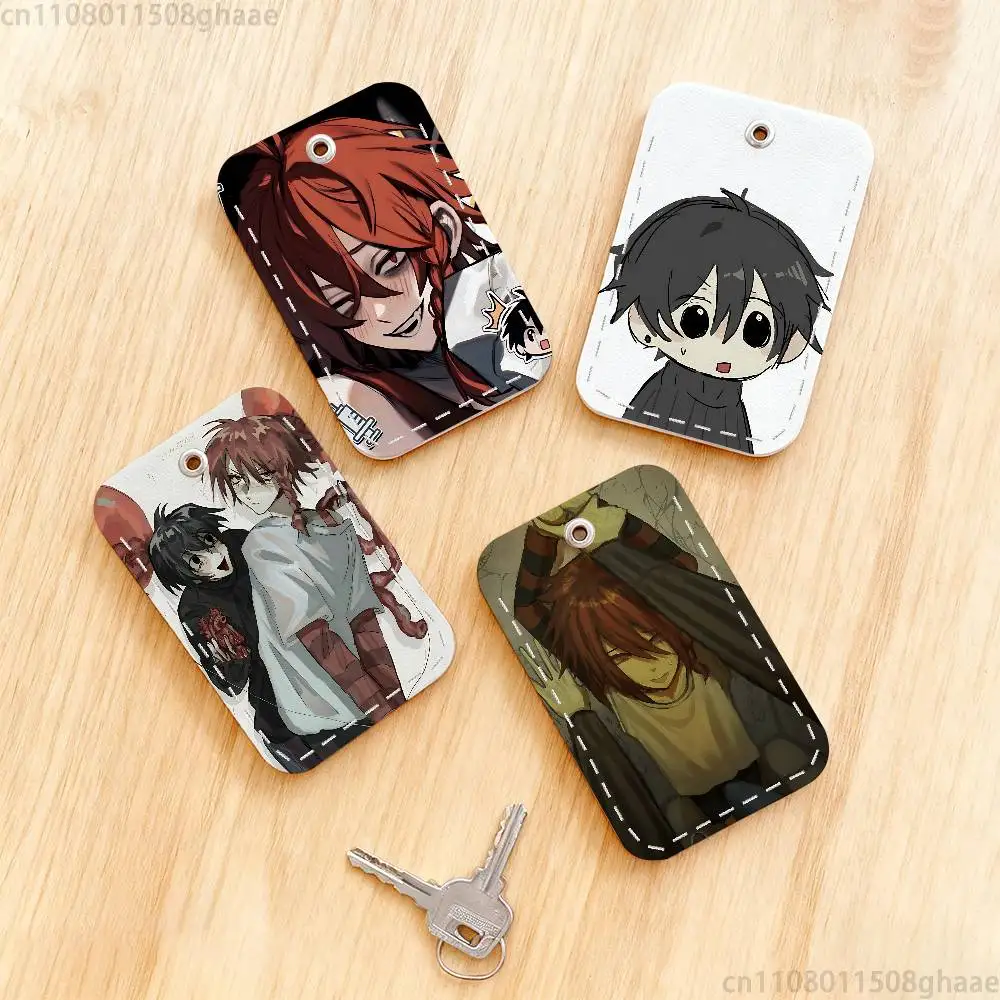 게임 제노 리메이크 홀더 키체인 은행 비즈니스 작업 카드 홀더 학생증 보호 케이스 버스 카드