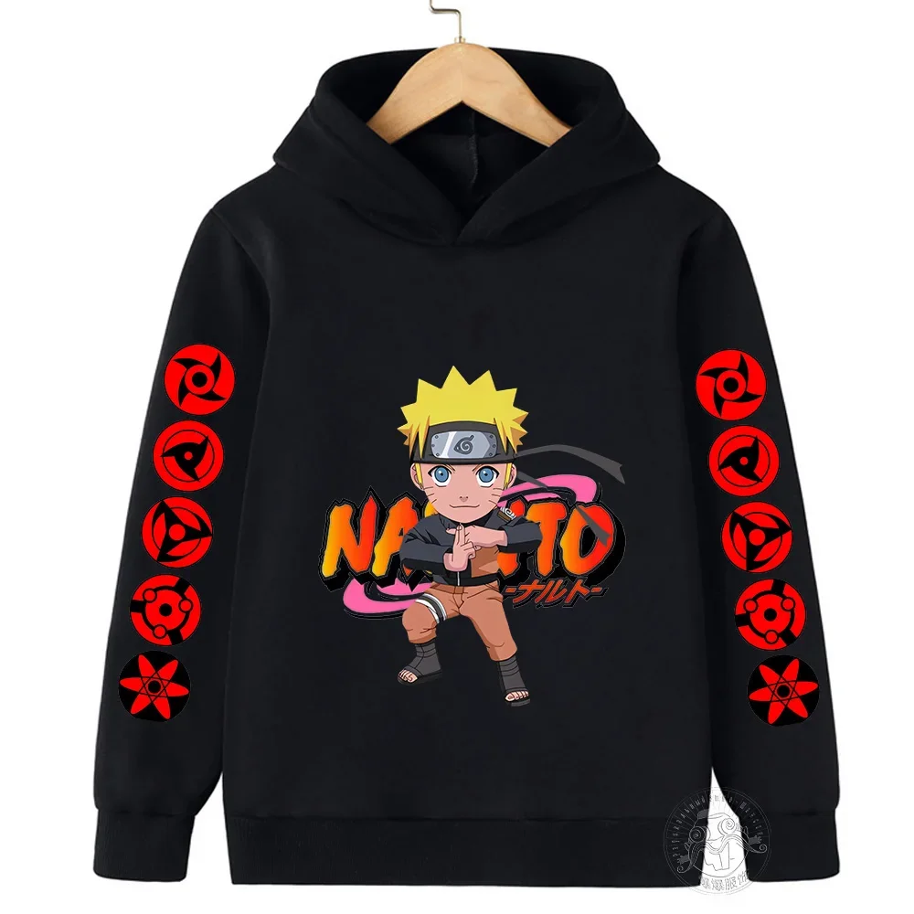 

Naruto fashion hoodie children's printed casual clothing cartoon Spring and autumn hoodie boys and girls sweatshirt top