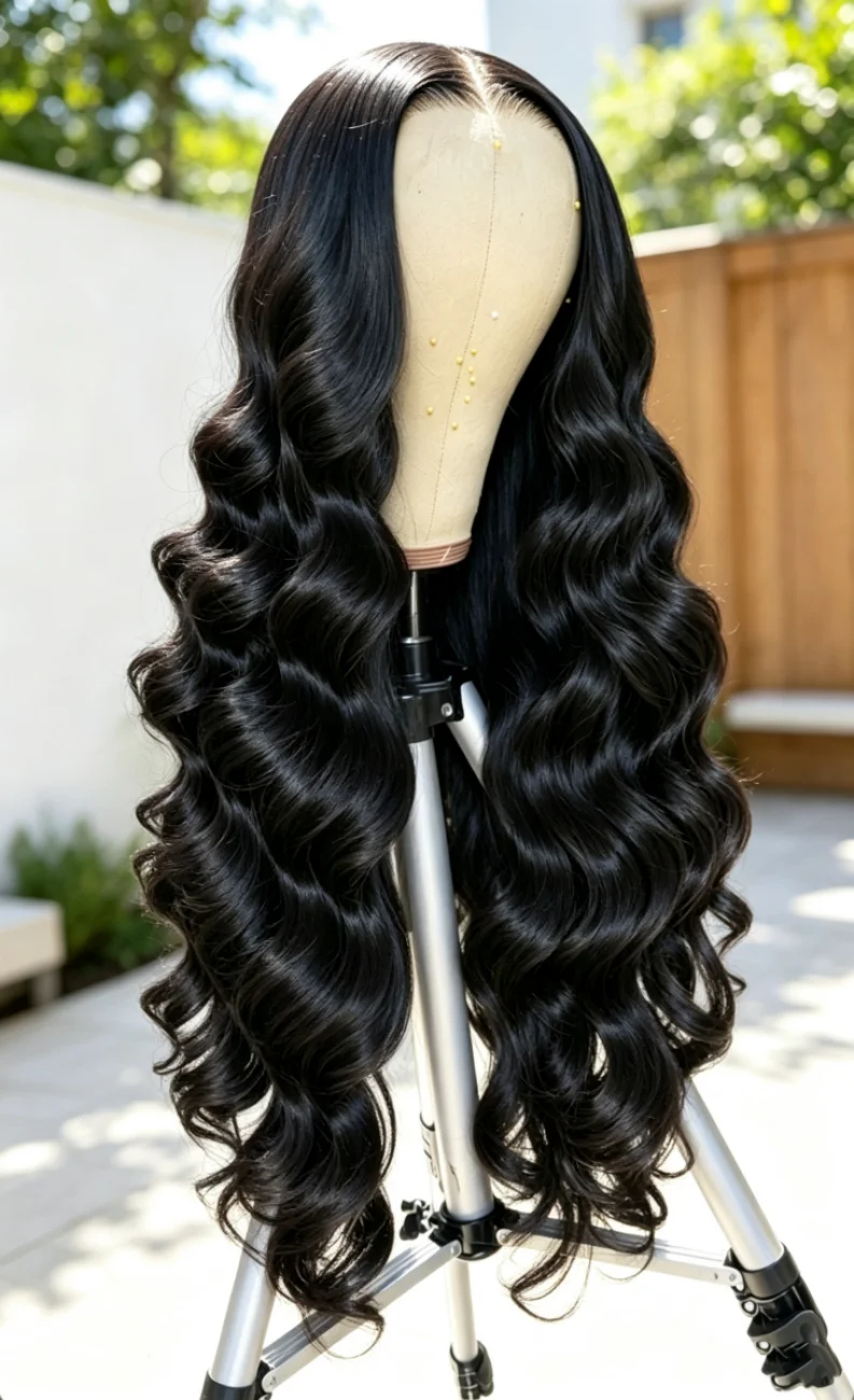 230 Density Human Hair Body Wave 13x6 HD Lace Frontal Wigs 30 Inch Black Loose Water 13x4 Lace Front Wig 5x5 Glueless Closure