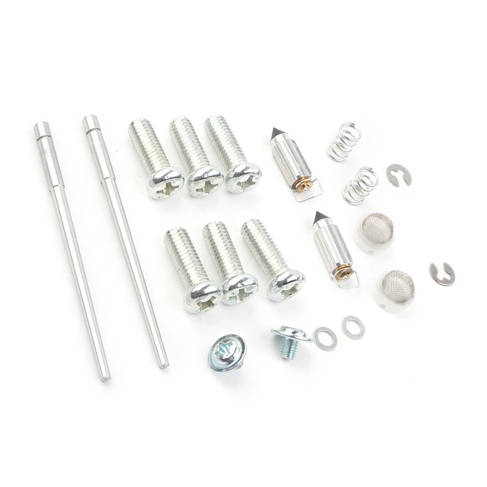 Repair Kits Carburetor 2 Sets Accessories Brass+Rubber Easy To Carry Gaskets Jets Light Weight Direct Replacement