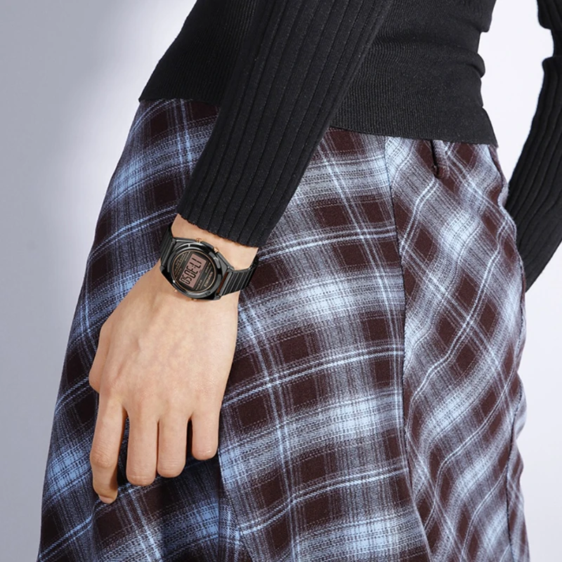 

Лучший бренд NAVIFORCE, повседневные женские часы, цифровой ЖК-дисплей, ремешок из нержавеющей стали, повседневные модные часы, 30 м, водонепроницаемый подарок для женщин, 2025 г.