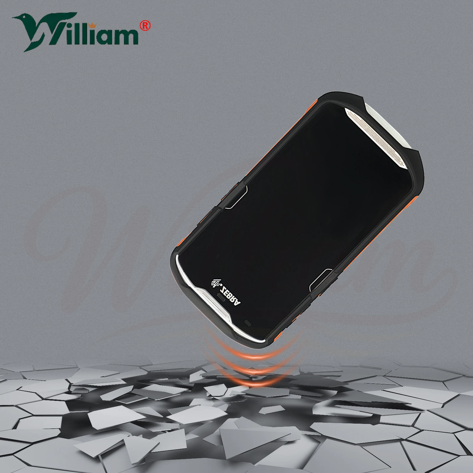 

Protective Cover Orange Handstrap Bumper Rugged Boot For Zebra TC51 TC56 TC52