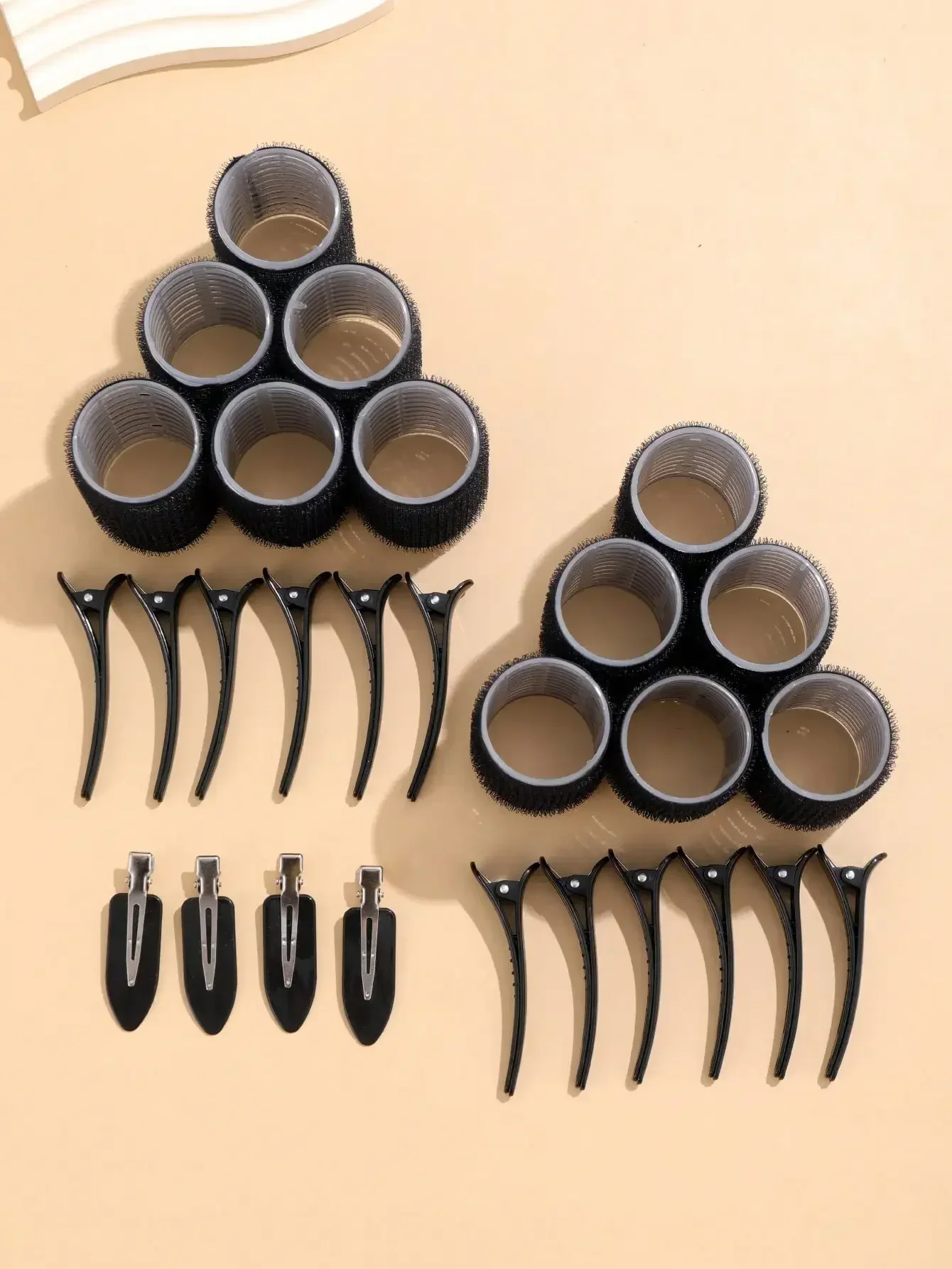 28pcs Large Size Curling Rods Set, With Clips, Self-Adhesive Curlers Suitable For Long/Medium/Short Hair And Bangs, DIY Curling Tools (Includes 12 Large Curling Rods + 16 Clips), Essential For Back To School,