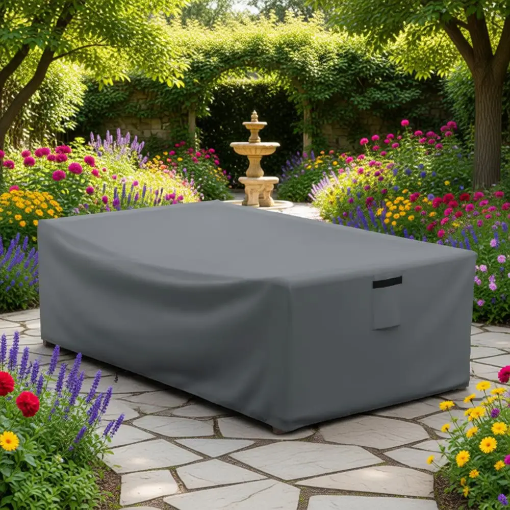 

Outdoor Sectional Sofa and Couch Set Covers, Waterproof Heavy-Duty Patio Furniture Covers for Garden Dining and Chairs