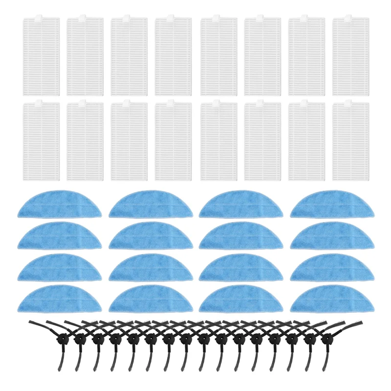 

WCS-For ECOVACS Y1 PRO / Y1 PRO PLUS Robot Vacuum Cleaner Side Brush Hepa Filter Mop Cloth Accessories Replacement Parts