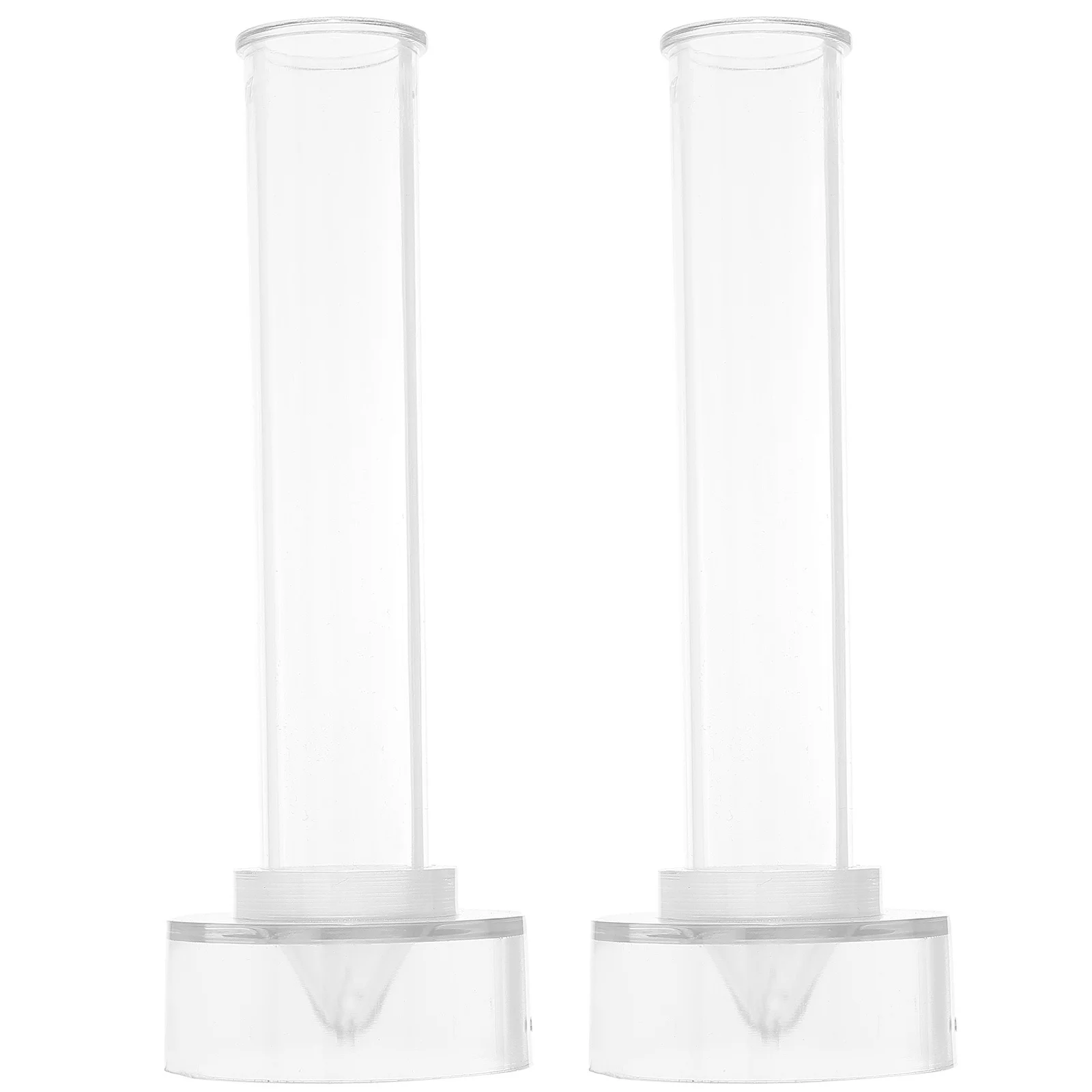 2 stuks acryl voor taper maken diy wax mallen taper mal pijler mallen maken gereedschap hardware ambachten