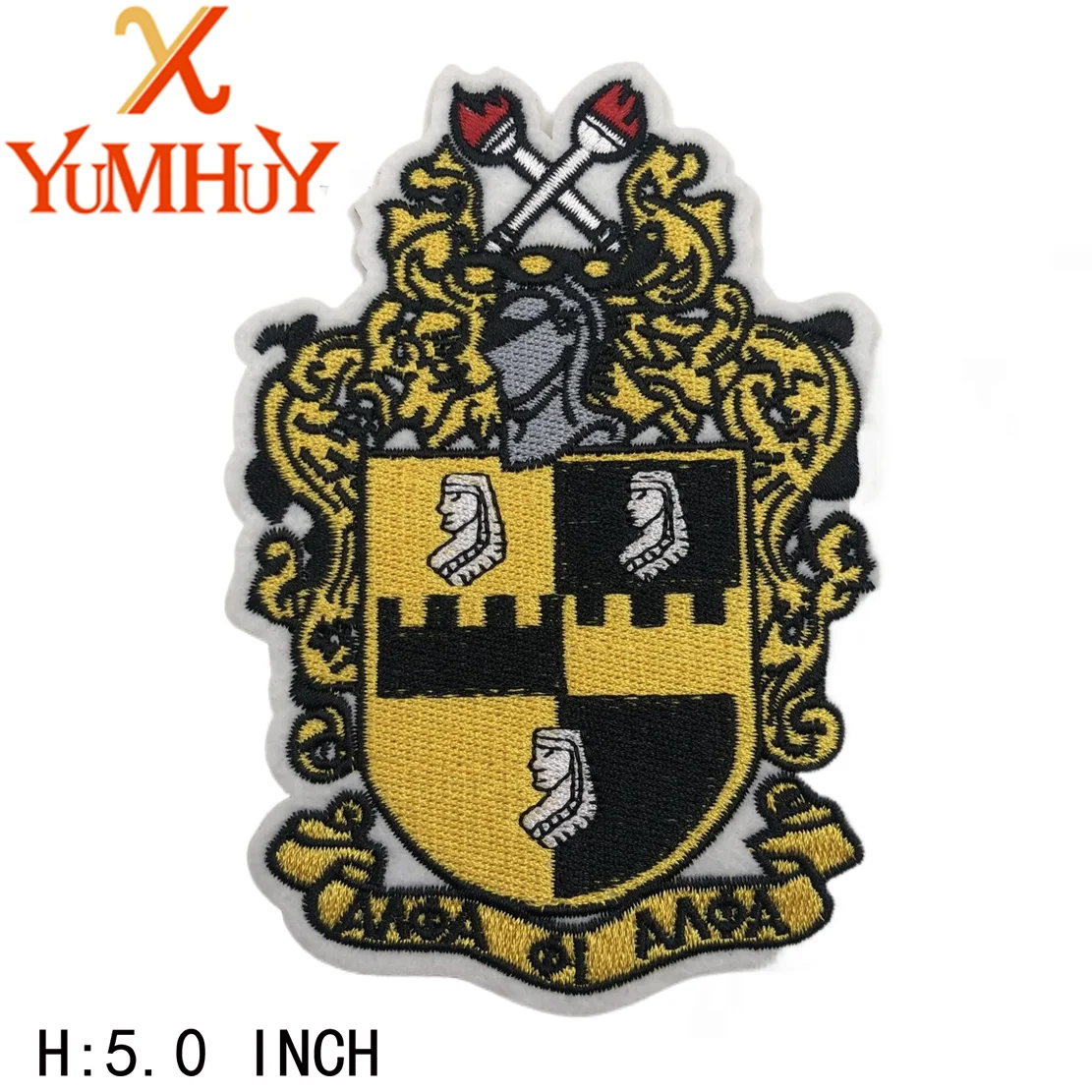 Iron-on Embroidered Patch for DIY Clothing Accessories, Alpha Phi, Alpha Fraternity, Since 1906