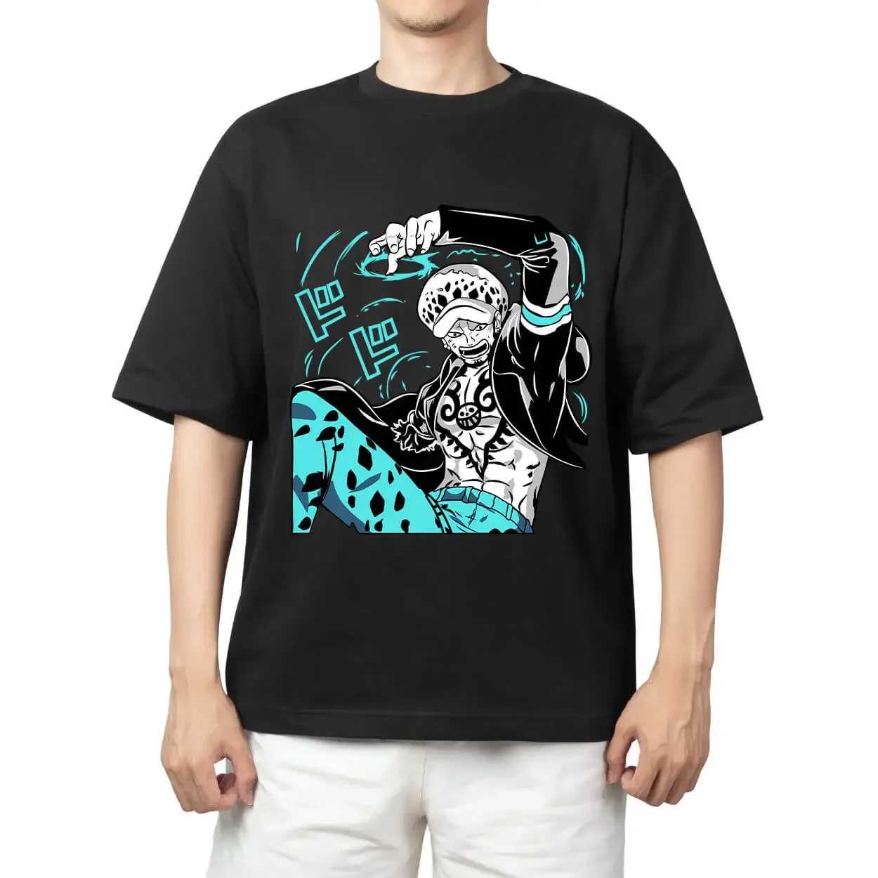 One Piece 2026 Summer Men Cotton T-shirt Streetwear Anime Graphic Oversized Short Sleeve Casual Daily Wear Bartholomew Kuma - Image 5