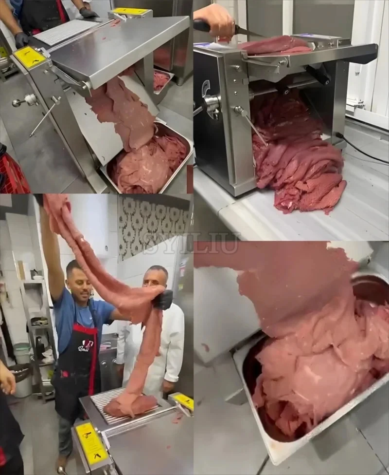 Máquina Profesional para Desollar Cerdo, Máquina para Desollar Panza de Cerdo, Máquina para Rebanar Lomo de Cerdo