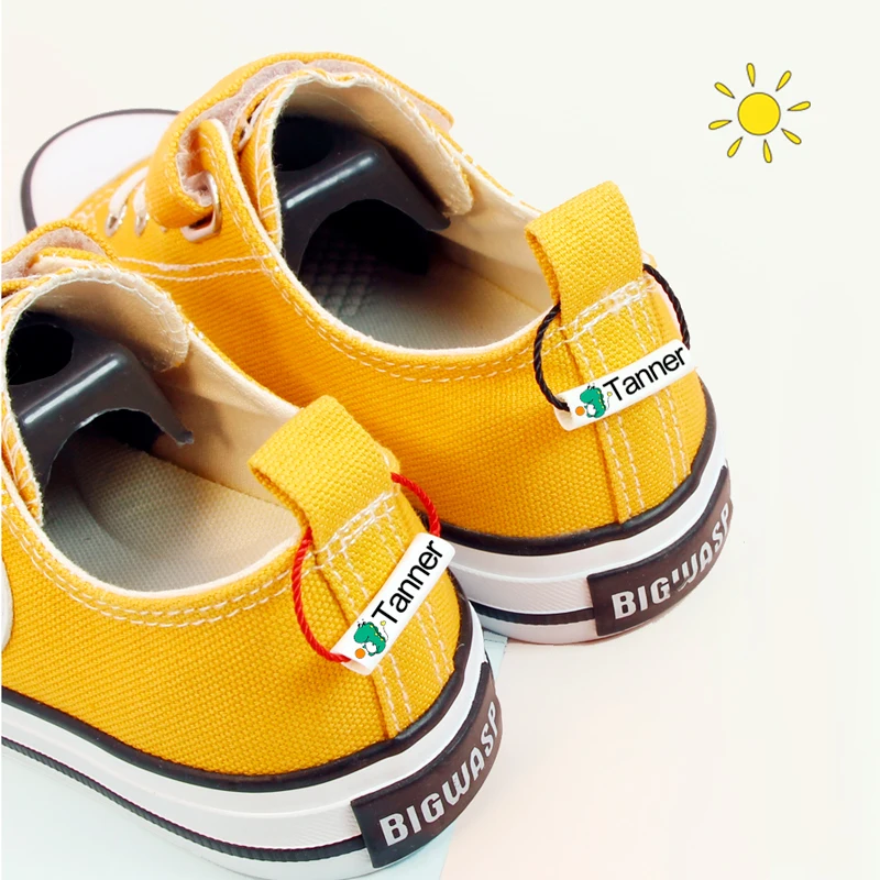 Customized Name Ring Waterproof Baby Shoe Bag Name Sticker Shoe Ring Buckle Kindergarten Name Buckle Pendant