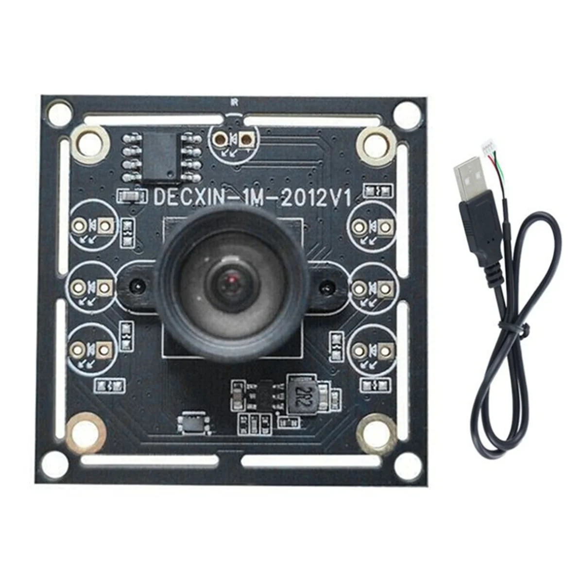 

6PCS 100 Degree Camera Module 1MP OV9732 1280x720 30fps USB Camera Module Drive Free for WinXP/7/8/10 with 60cm Cable