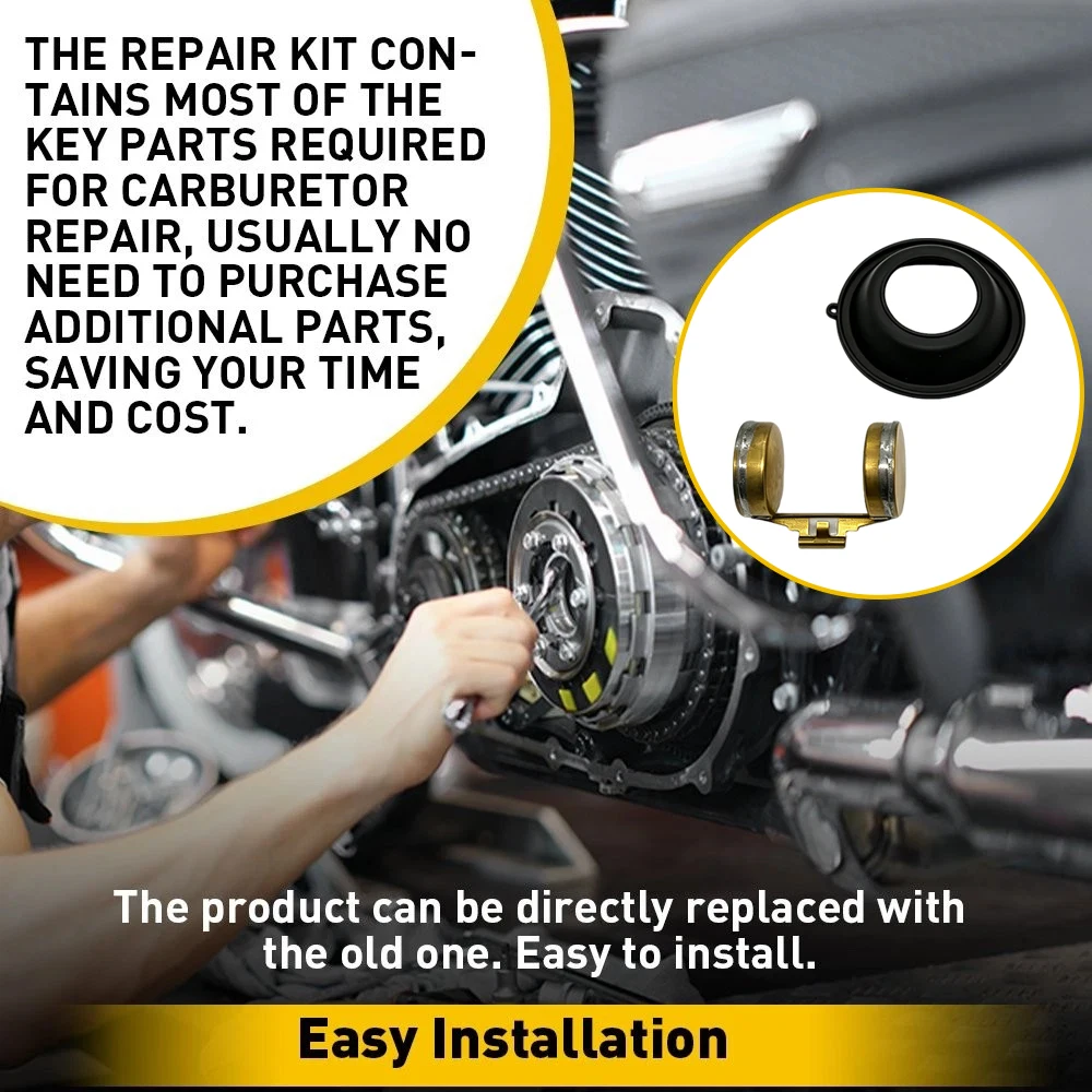 2 Sets 16100-354-004 Carburetor Rebuild Repair Diaphragm Kits Fit For Honda CB350 Super Sport CL350 Scrambler