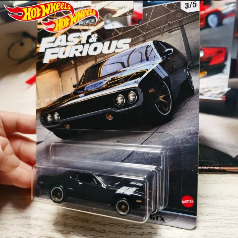 

Hot Wheels Fast & Furious 71 Plymouth Gtx-3 Premium Full Force Diecast Car Set 2020 H Series K1280 Collectible Model Adult Car