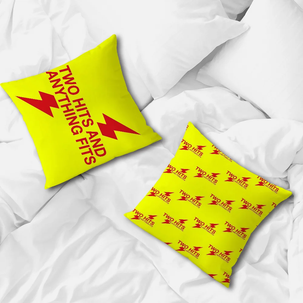 Two Hits And Anything Fits Cushion Cover Pillow Cover Home Sofa Living Room Office Coffee Shop Car PillowCover